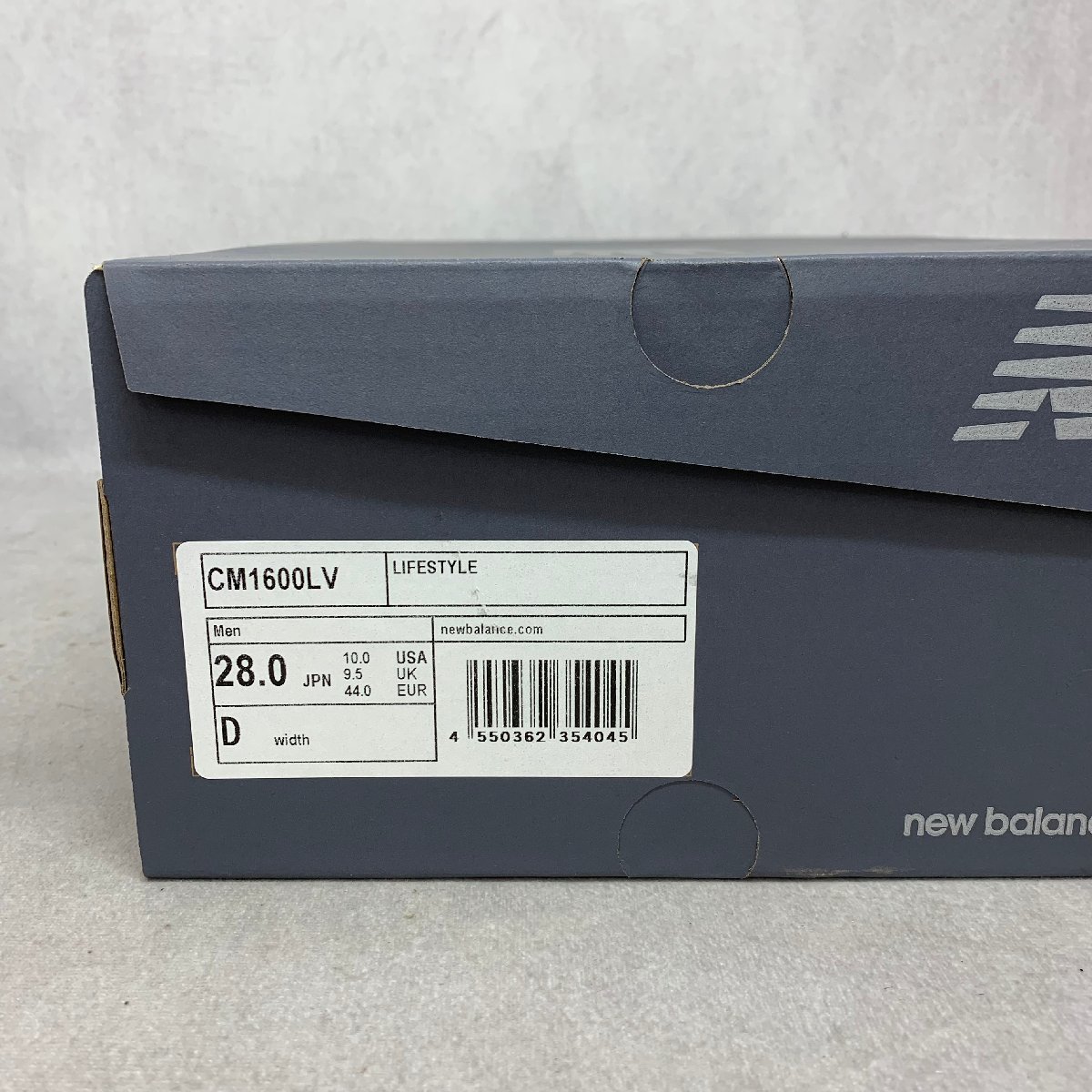 極美品 New Balance ニューバランス CM1600LV ABZORB ローカット スニーカー ランニング シューズ 28cm ネイビー メンズ 靴_画像10