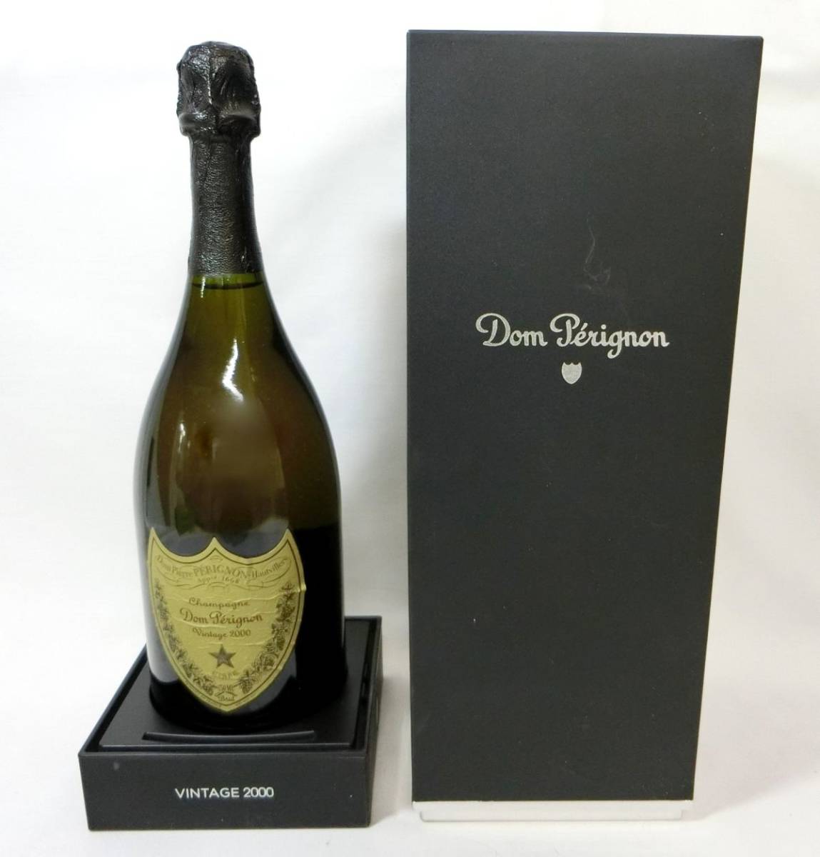 1000円スタート 酒 Champagne Dom Perignon vintage 2000年 750ml 12.5％ シャンパーニュ ドンペリ 果実酒 未開栓 箱付 CMD お酒⑬518_画像1