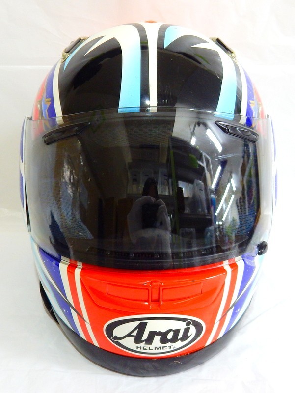 1000円スタート ヘルメット Arai アライヘルメット SNELL CLC MEMORIAL FOUNDATION M95 フルフェイス 59.60cm 99年製 11 K9016_画像2