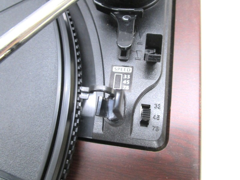 1000円スタート オーディオ機器 TEAC ティアック LP-R520 ターンテーブル カセットプレーヤー付CDレコーダー 2020年製 12 NN4021_画像7