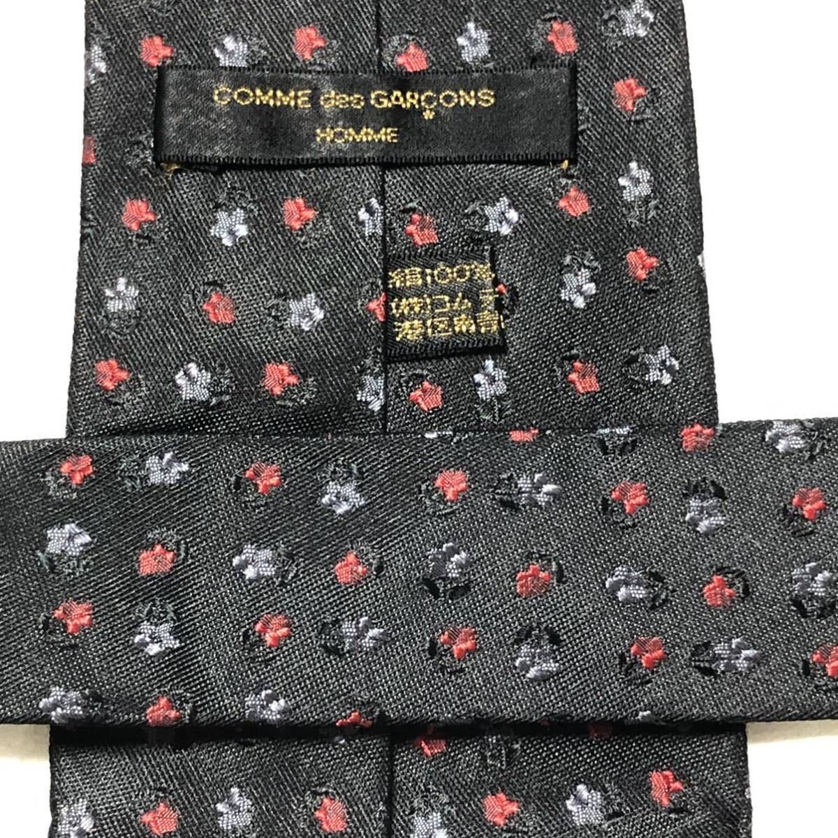 COMME des GARCONS HOMME コムデギャルソンオム ネクタイ 花柄 COMME des GARCONS HOMME コムデギャルソンオム ネクタイ 花柄
