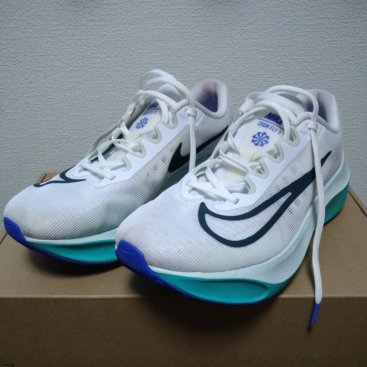 NIKE ズームフライ5 メンズ28 0cm 74km走行 DM8968-302|Yahoo NIKE ズームフライ5 メンズ28 0cm 74km走行 DM8968-302|Yahoo