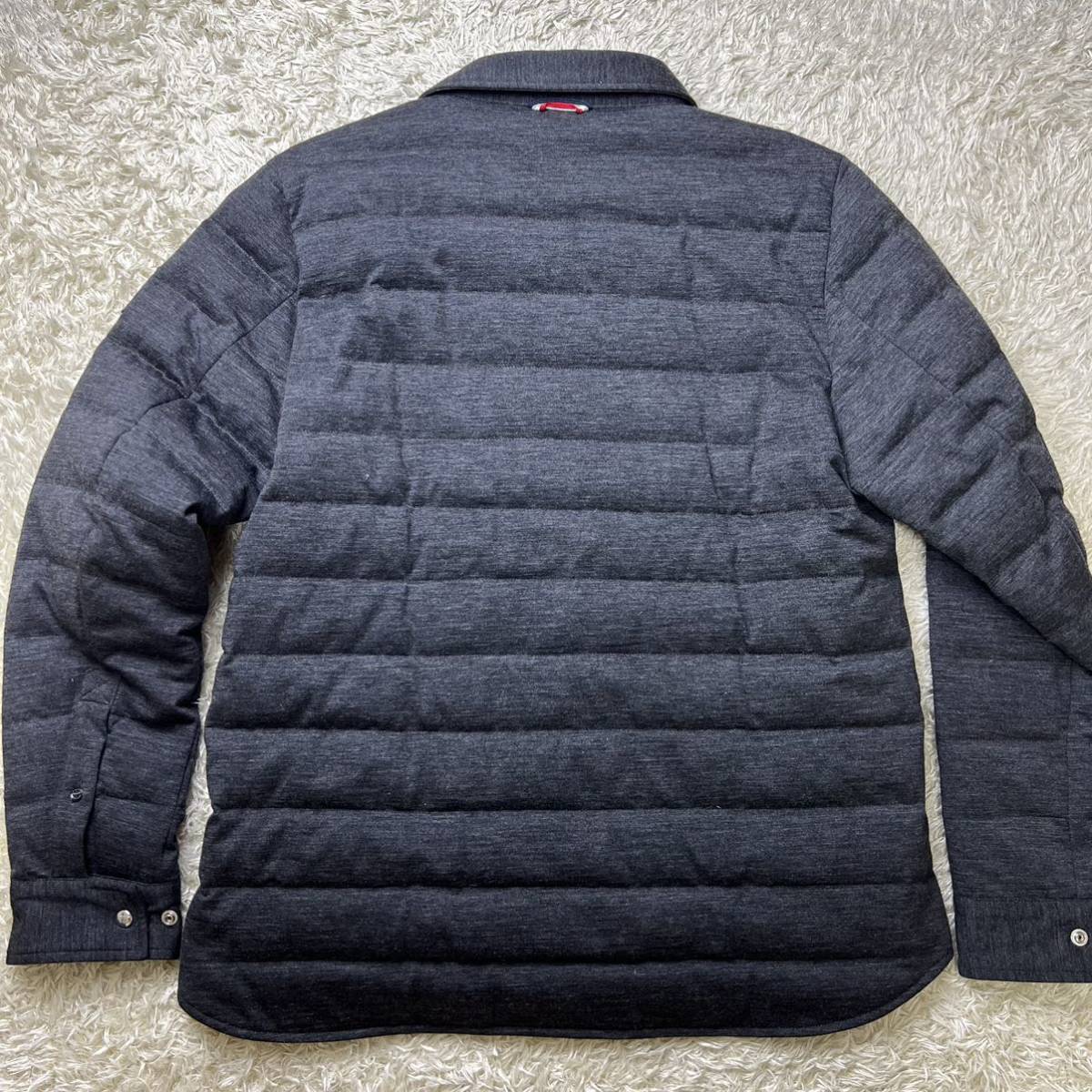 C11定価35万円相当!!!モンクレール ガムブルー MONCLER GAMME BLUE ダウンジャケット 3 トムブラウン 紳士 テーラード 極暖◎ グレー 秋冬_画像8