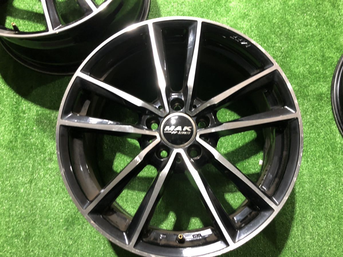 【送料込み】中古品 MAK FF SERIES ホイール 18×7.5J PCD112 4本セット_画像6