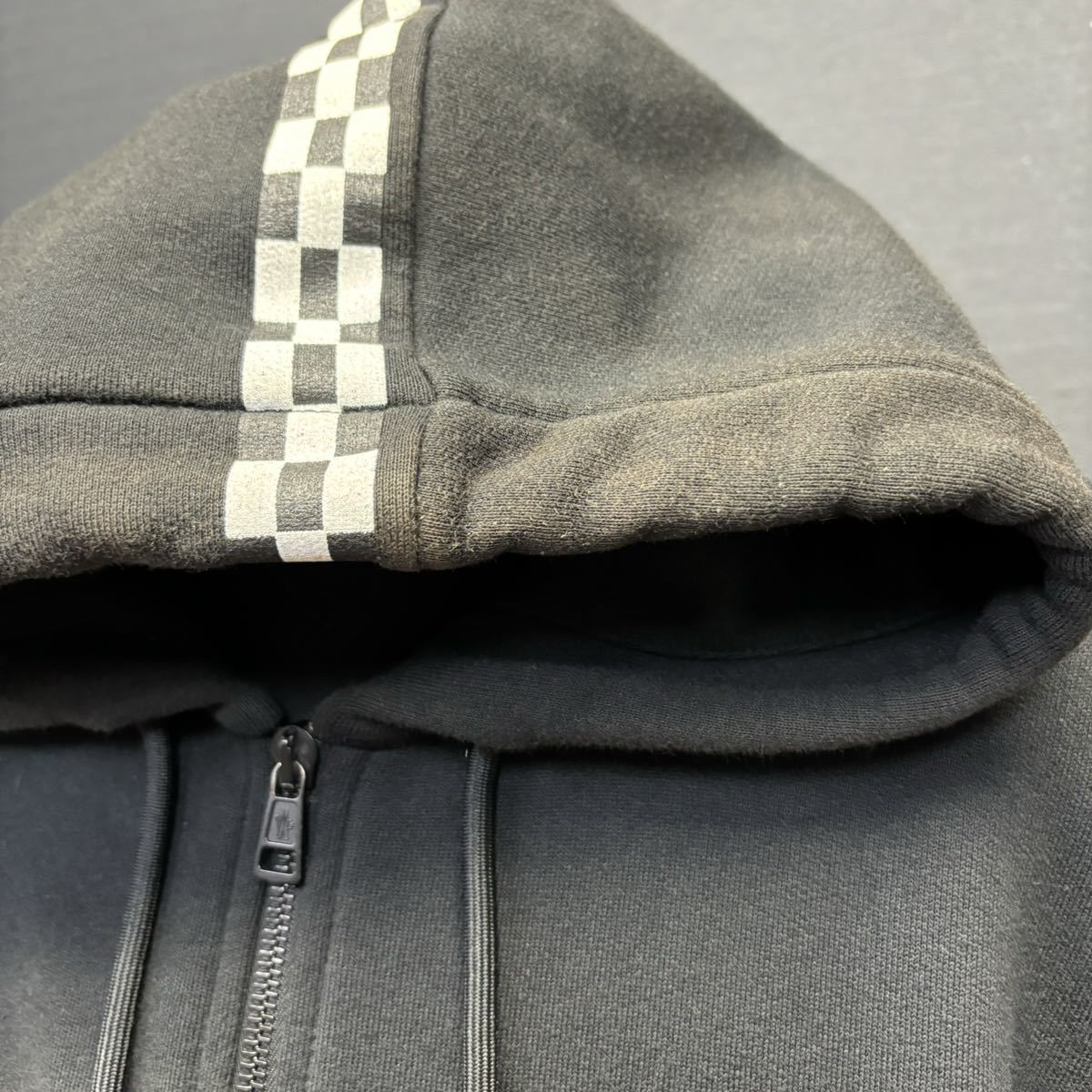 MONCLER FRAGMENT SWEAT ZIP HOODIE モンクレール フラグメント スウェット ジップ フーディー size M ブラック 長袖_画像6