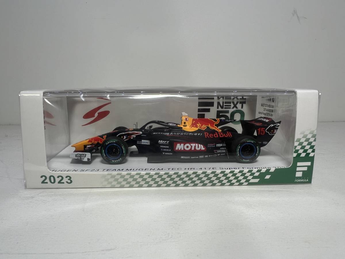 スパーク spark 1/43 MUGEN SF23 No.15 TEAM MUGEN M-TEC HR-417E Super Formula 2023 Liam Lawson【SFJ002】_画像2