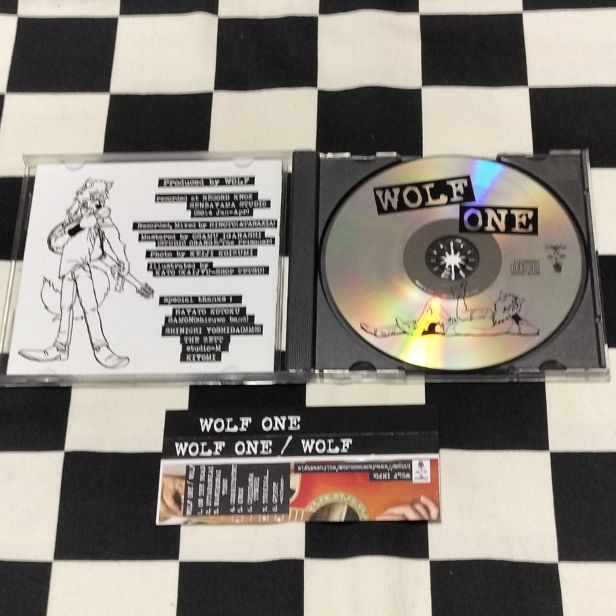 WOLF 1st CD 「WOLF ONE」 WOLF&THE GOOD FELLAS ANTI THE STAR CLUB スタークラブPUNK パンク ZETT RYDERS STRUMMERS ストラマーズ _画像3