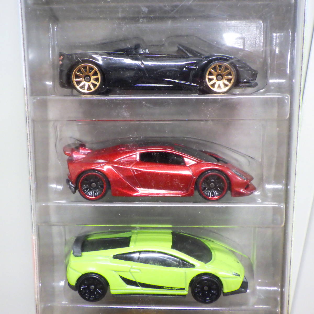 Hot WHeeLs ホットウィール HW EXOTICS 5 PACK INCLUDES 5パック Pagani Huayra Roadster Lamborghini Sesto Elemento Lotus Esprit S1 他_画像3