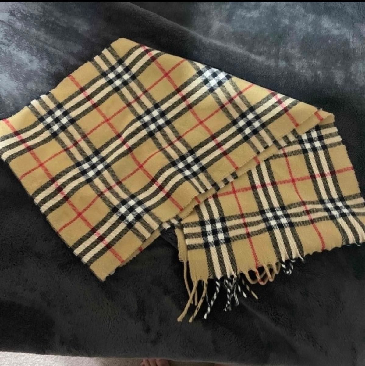 BURBERRY バーバリー マフラー Burberrys ノバチェック ベージュ系 カシミヤ ストール バーバリーズ