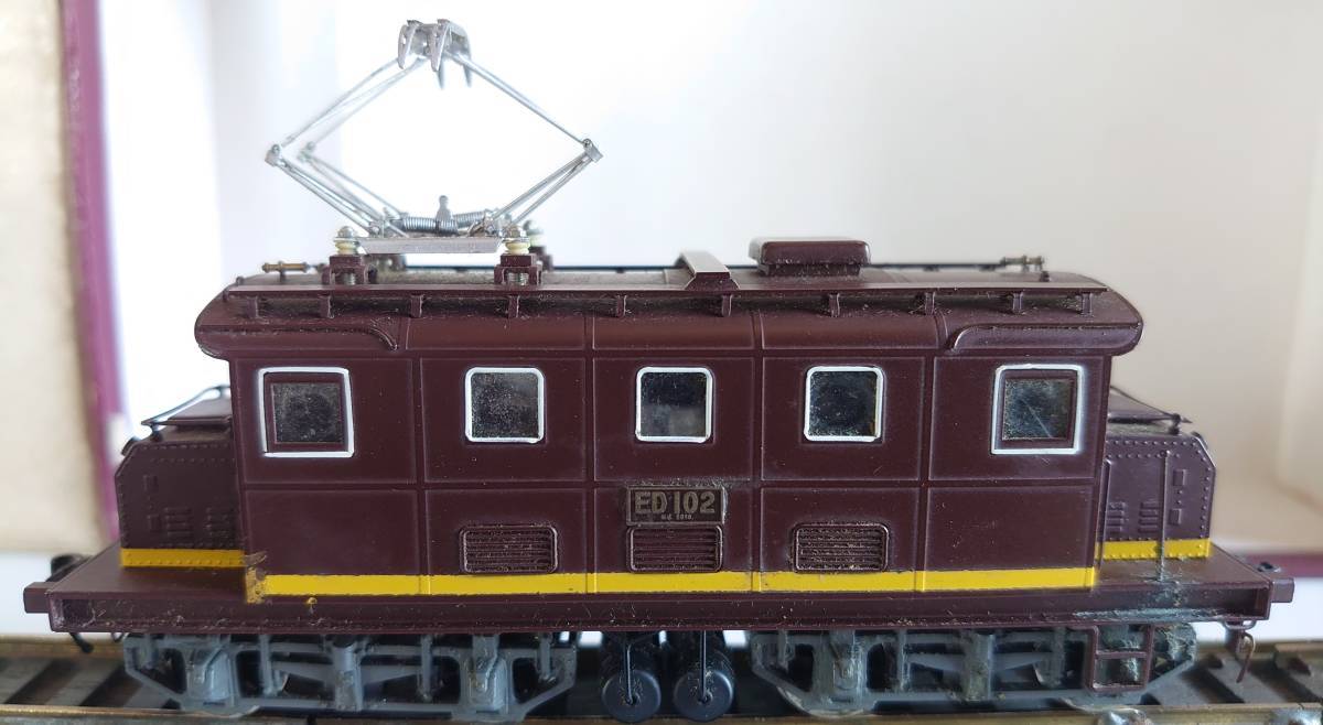 (TM-078) ムサシノモデル HOゲージ 小田急 ED1011 デキ1011 電気機関車 塗装済み 完成品 鉄道模型_画像2