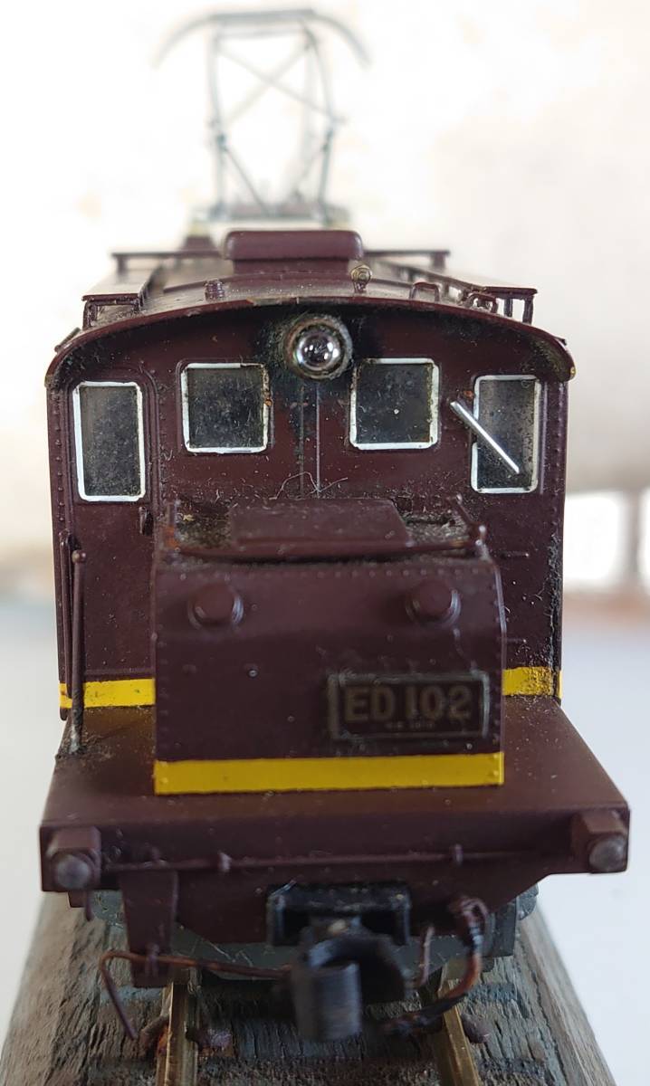 (TM-078) ムサシノモデル HOゲージ 小田急 ED1011 デキ1011 電気機関車 塗装済み 完成品 鉄道模型_画像4