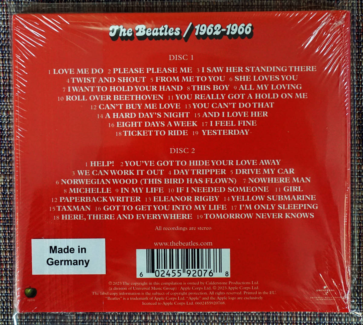 The Beatles「NOW AND THEN/1962-1966/1967-1970」セット UK/EU盤 ・未開封シールド新品　特典CD付_画像4