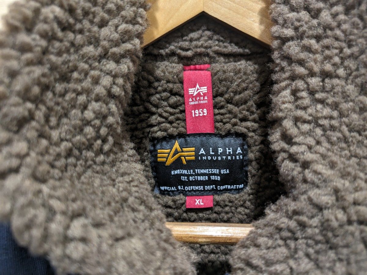 Snap-on × ALPHA INDUSTRIES コラボ ジャケット WネームXL LL ネイビー 新品 N-1 廃盤 絶版