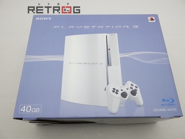 PlayStation3 40GB セラミックホワイト（旧型PS3本体 CECHH00 CW） PS3_画像1