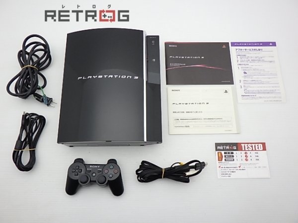 PlayStation3本体 60GB（CECHA00/クリアブラック） PS2ソフト動作未確認 PS3_画像3