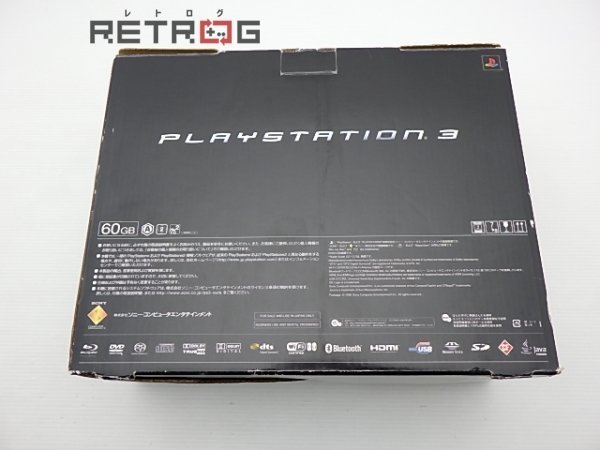 PlayStation3本体 60GB（CECHA00/クリアブラック） PS2ソフト動作未確認 PS3_画像2