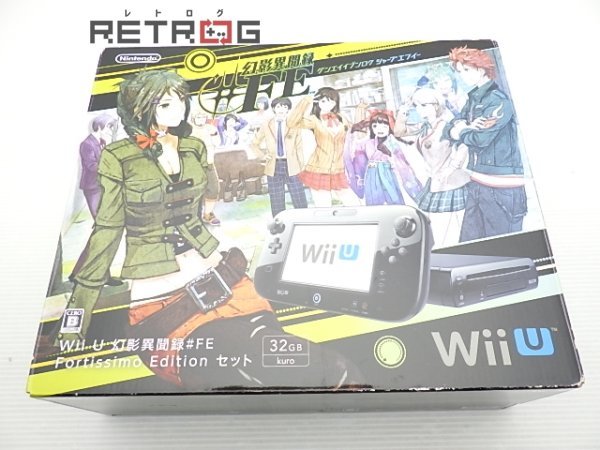 WiiU 本体 クロ 幻影異聞録♯FE Fortissimo Edition　セット Wii U_画像1
