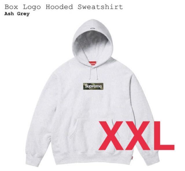 パーカ Supreme Box Logo Hooded Sweatshirt Ash Grey XXL