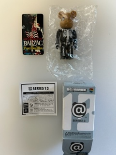 BE@RBRICK ベアブリック　100％ 　シリーズ13 　シークレット　”BALZAC”　箱・カード付き_画像1