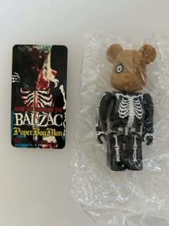 BE@RBRICK ベアブリック　100％ 　シリーズ13 　シークレット　”BALZAC”　箱・カード付き_画像2