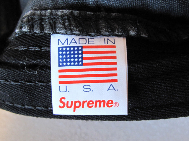 Supreme シュプリーム ジェットキャップ ボックスロゴ カモ柄 USA ブラックベースの画像7