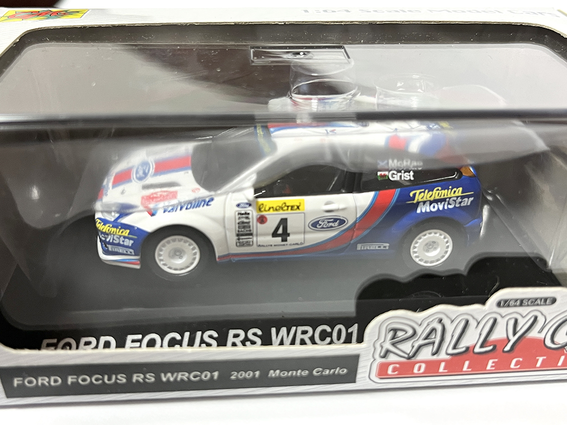 未開封 1/64 CM'S FORD FOCUS RS WRC01 Monte Carlo ラリーカーコレクション フォード フォーカス モンテカルロ シーエムズ McRae LIMITED_画像3