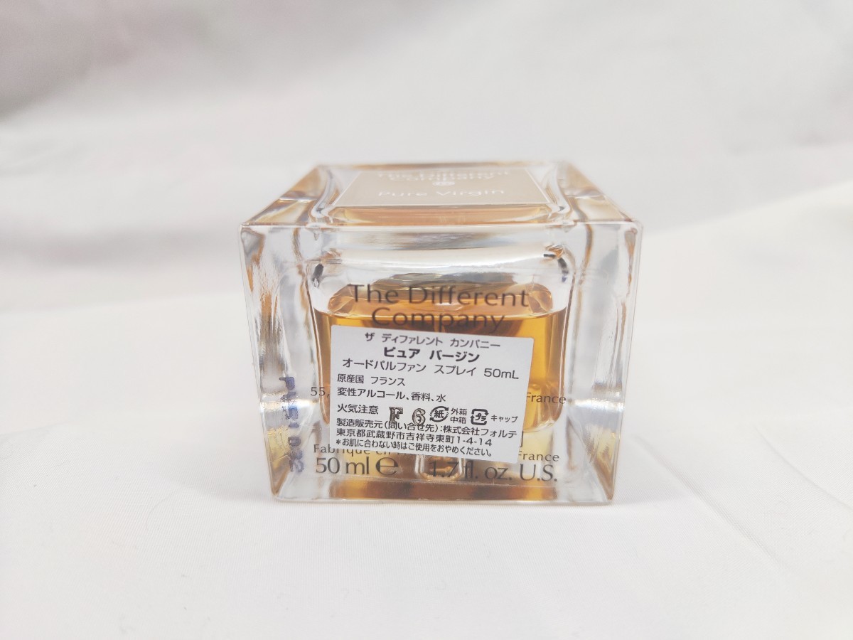 The Different Company ザ ディファレント カンパニー Pure Virgin ピュアバージン EDP オードパルファン オーデパルファン 50ml_画像5