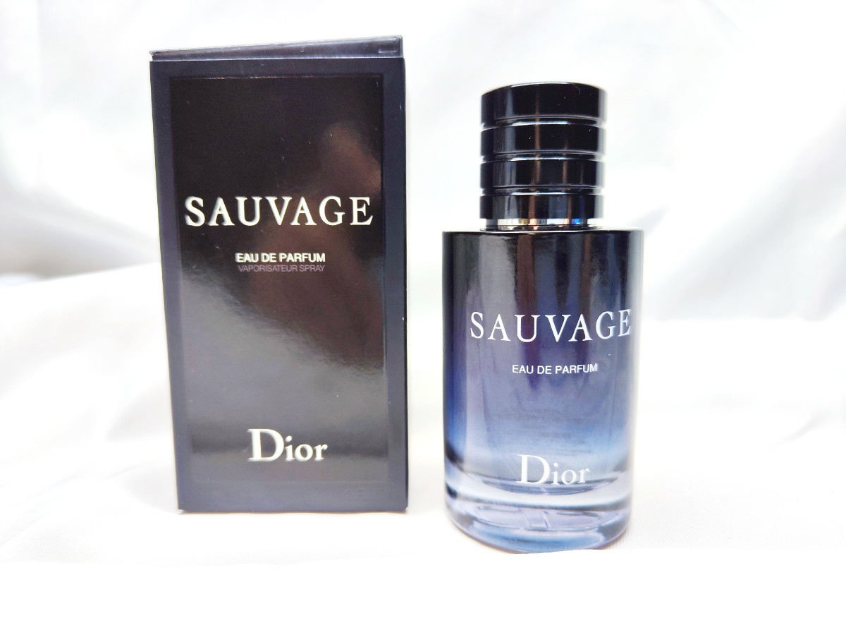 【日本語表記】Christian Dior クリスチャンディオール SAUVAGE ソヴァージュ オードゥパルファン EAU DE Parfum オードパルファム 60ml_画像1