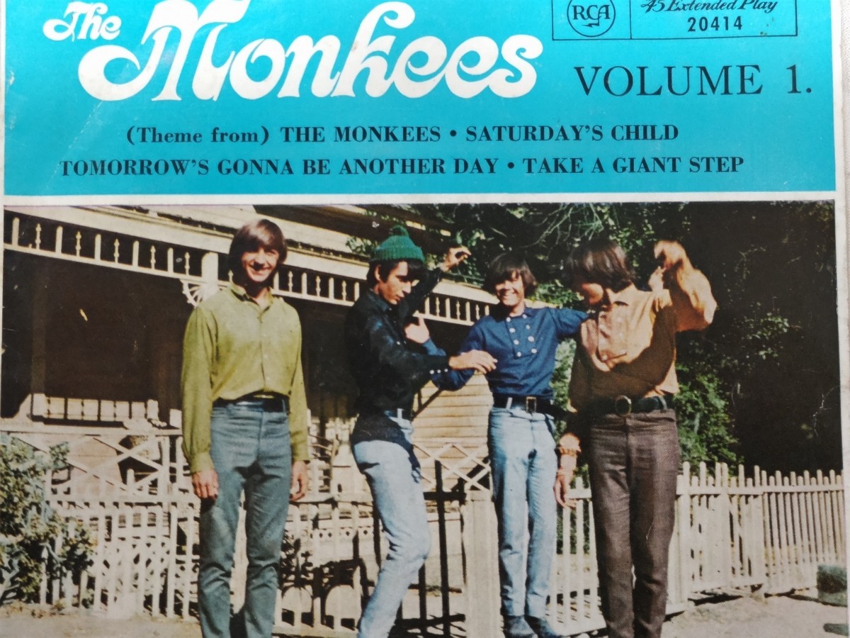【EP】「ザ・モンキーズ」THE MONKEES ”モンキーズのテーマ／サタデイズ・チャイルド／明日の太陽／希望を胸に“4曲入　オーストラリア盤_画像3