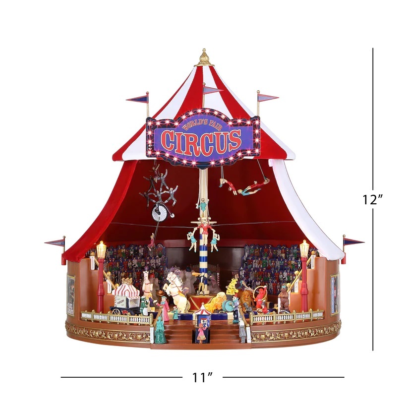 【新品・限定品】 90周年アニバーサリーコレクション ミスタークリスマス ビッグトップ サーカス Mr.Christmas World's Fair Big Top_画像3