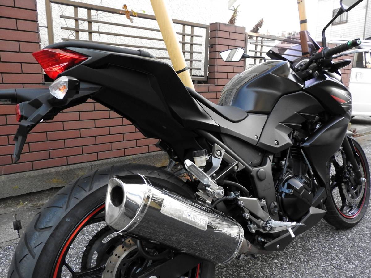 動画有り!!☆★Z250 人気のブラックカラー!!走行1万km!!モリワキマフラー,ロングスクリーン装備!!機関も良好!!全国配送、ローンも可能!!_画像7