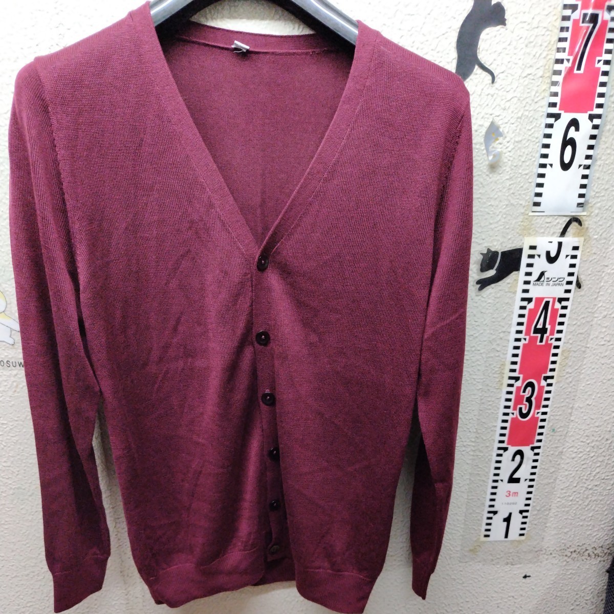  men's M size cardigan long sleeve cardigan 12|5