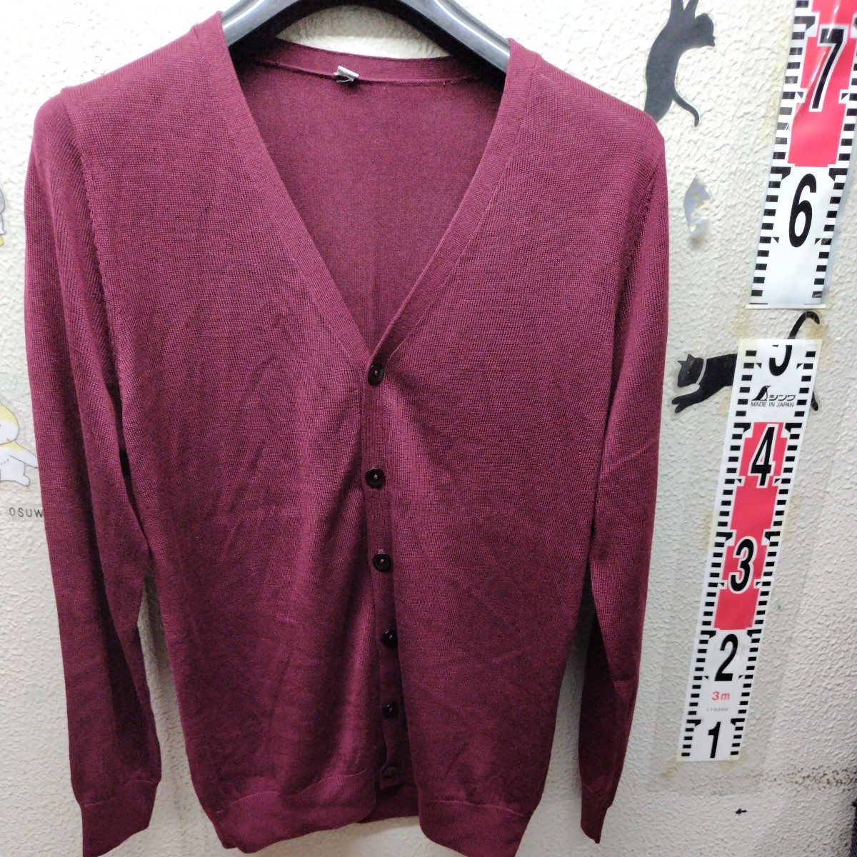  men's M size cardigan long sleeve cardigan 12|5