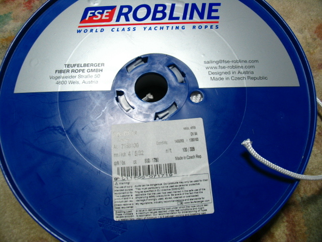 新品：ROBLINEスーパーダウンロープ4mm×6m_画像1