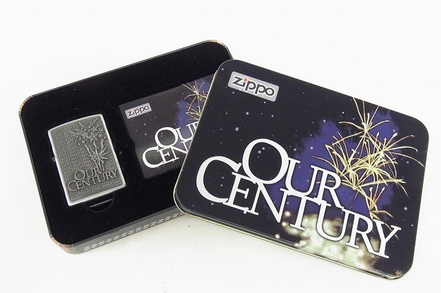 P718-Y25-638 ◎ ZIPPO ジッポ OUR CENTURY オイルライター 現状品⑧◎_画像1