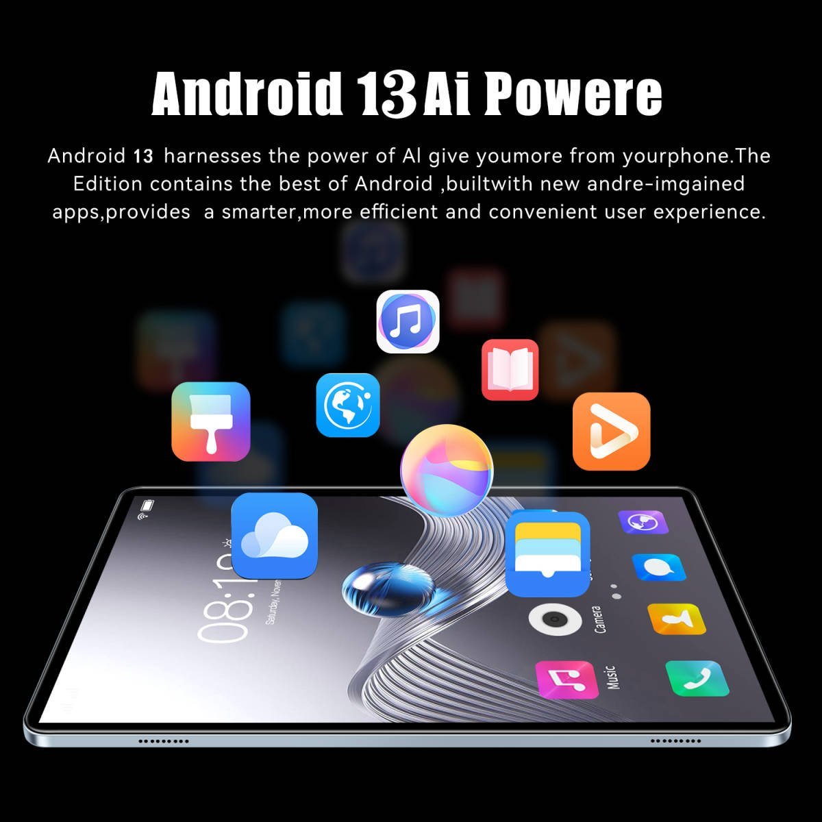 新品登場 タブレット PC 本体 8+256GB 10インチ Android 13.0 Wi-Fiモデル 通話対応 IPS液晶 simフリー GMS認証 軽量 在宅勤務 人気_画像8