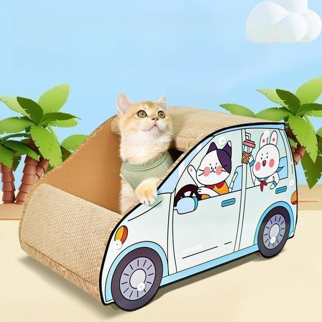  кошка house кошка маленький магазин SUV машина форма ржавчина . товары для домашних животных кошка картон house кошка для коготь .. домашнее животное house коготь ... bed белый 