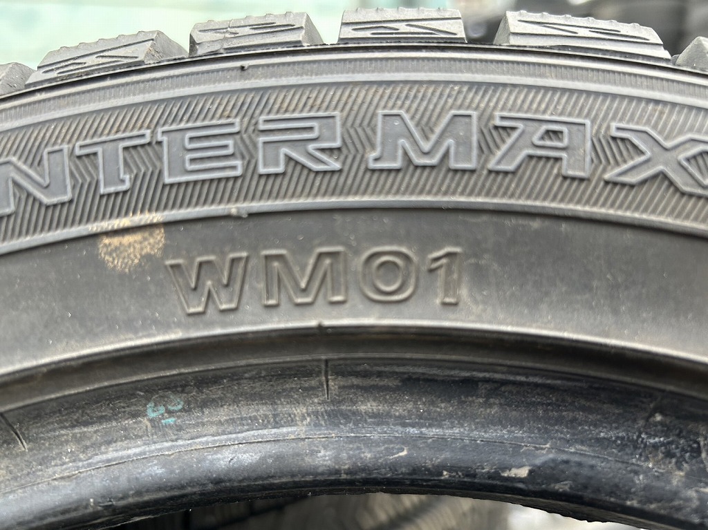 2018年製 ダンロップ ウインターマックス DUNLOP WINTERMAXX WM01 165/55R14 1本 No.4409G スタッドレス 冬タイヤ 70～80％残溝_画像4