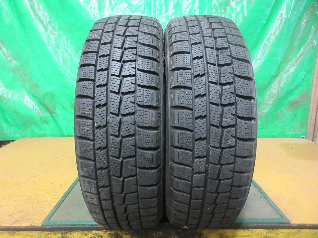 2018年製 ダンロップ ウインターマックス DUNLOP WINTERMAXX WM01 165/55R14 2本 No.4408上 スタッドレス 冬タイヤ 70～80％残溝_画像1