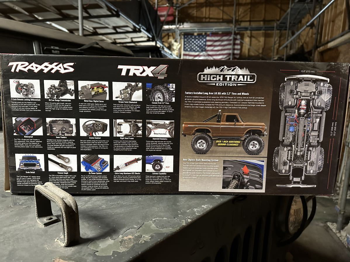 TRAXXAS トラクサス 1/10 TRX-4 フォード F150 ハイトレイルエディション ブルー　未使用品_画像4