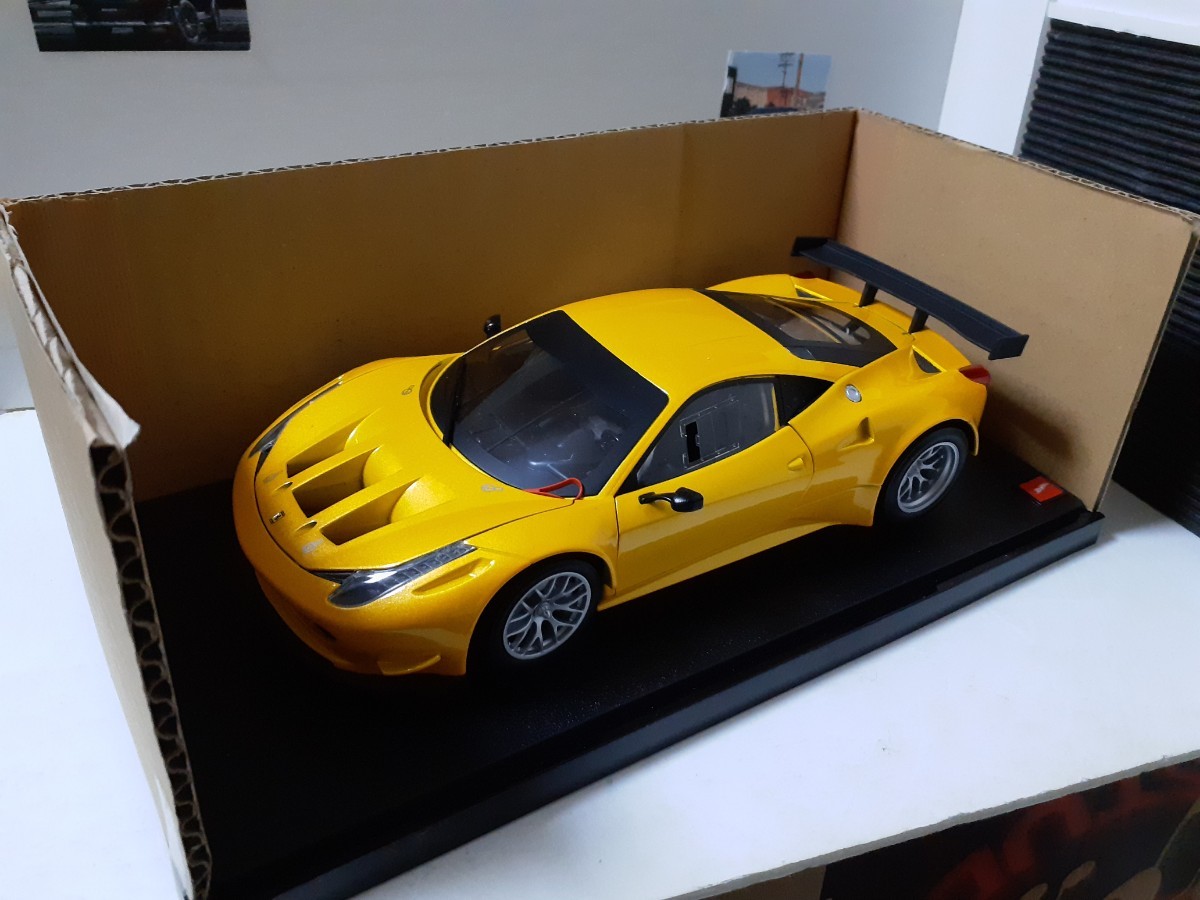 ホットウィール　1/18　フェラーリ458　イタリアGT2　少し訳あり_画像2