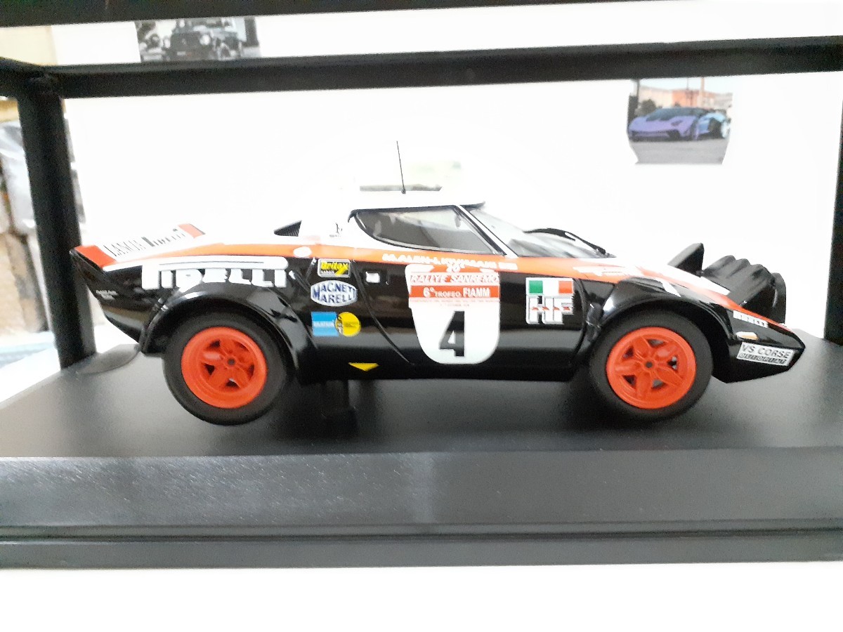 ミニチャンプス　1/18　ランチャ・ストラトス　PIRELLI WINNERS RALLYE SANREMO 1978　未使用品_画像6