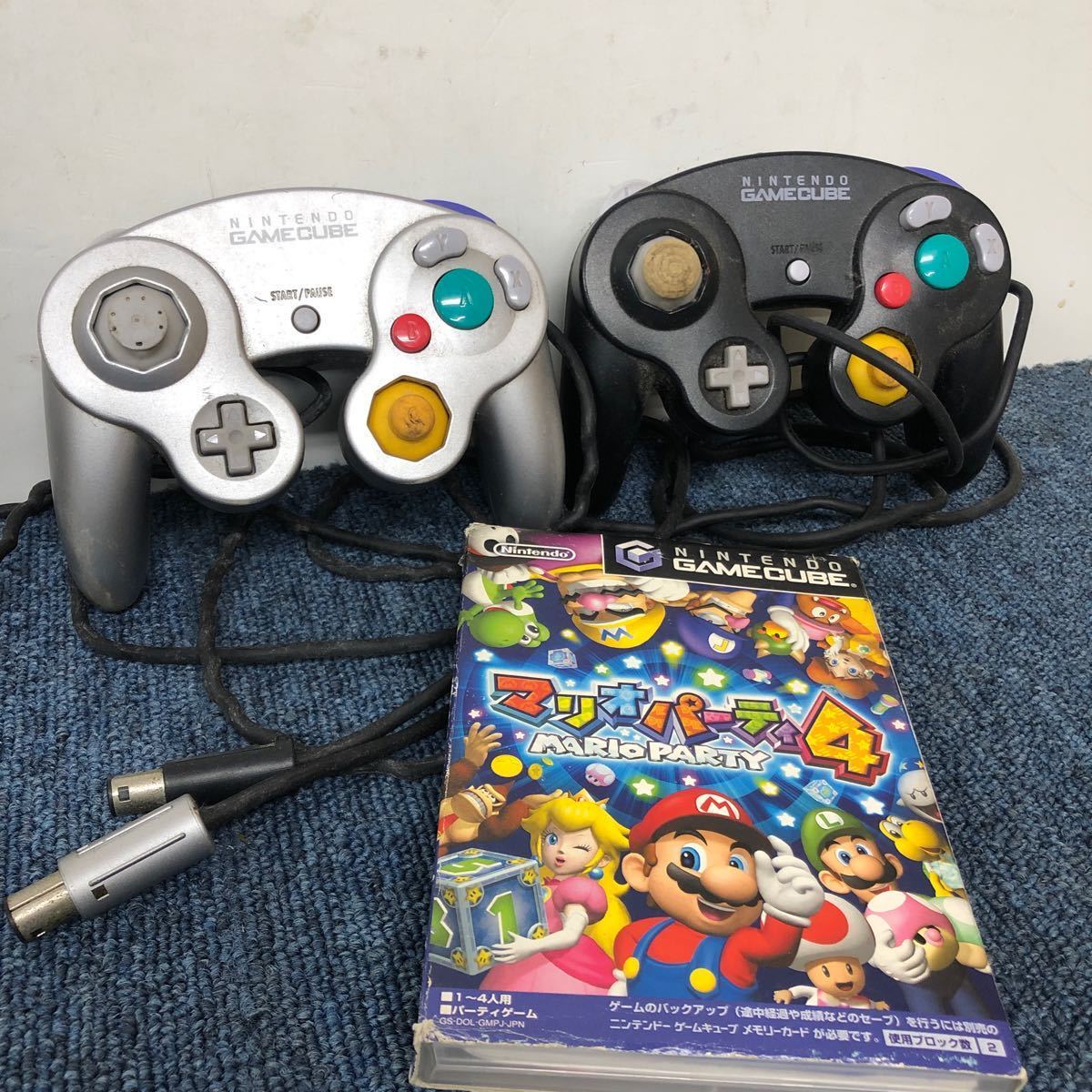 任天堂 ゲームキューブ gamecube 純正コントローラー2個セット Nintendo_画像1