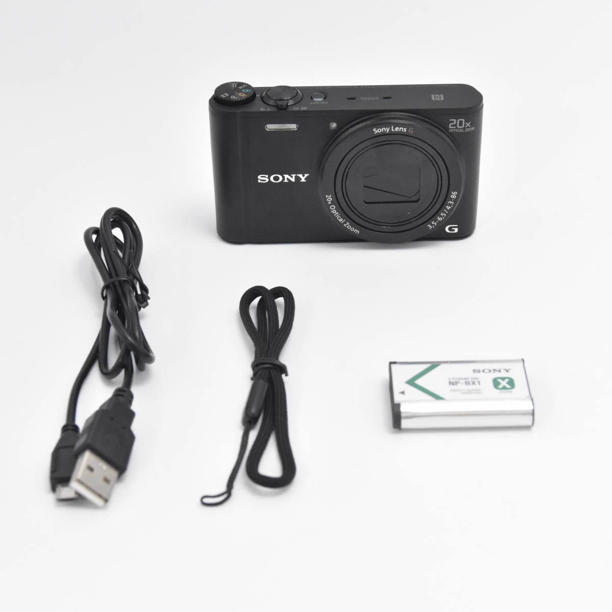 #B1214 ソニー デジタルカメラ Cyber-shot WX350 光学20倍 ブラック DSC-WX350-B