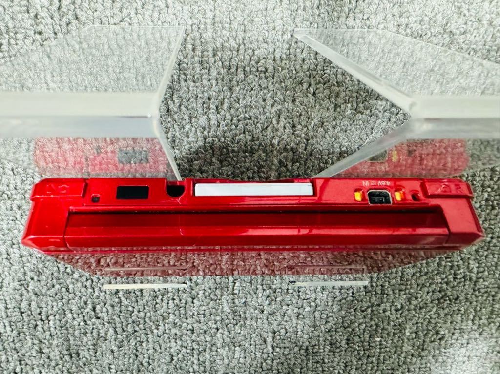 【 3DSレッド】★即決★美品★置き型充電付き★動作確認済み中古Nintendo ニンテンドー 3DS CTR-001 本体 レッド 任天堂_画像7