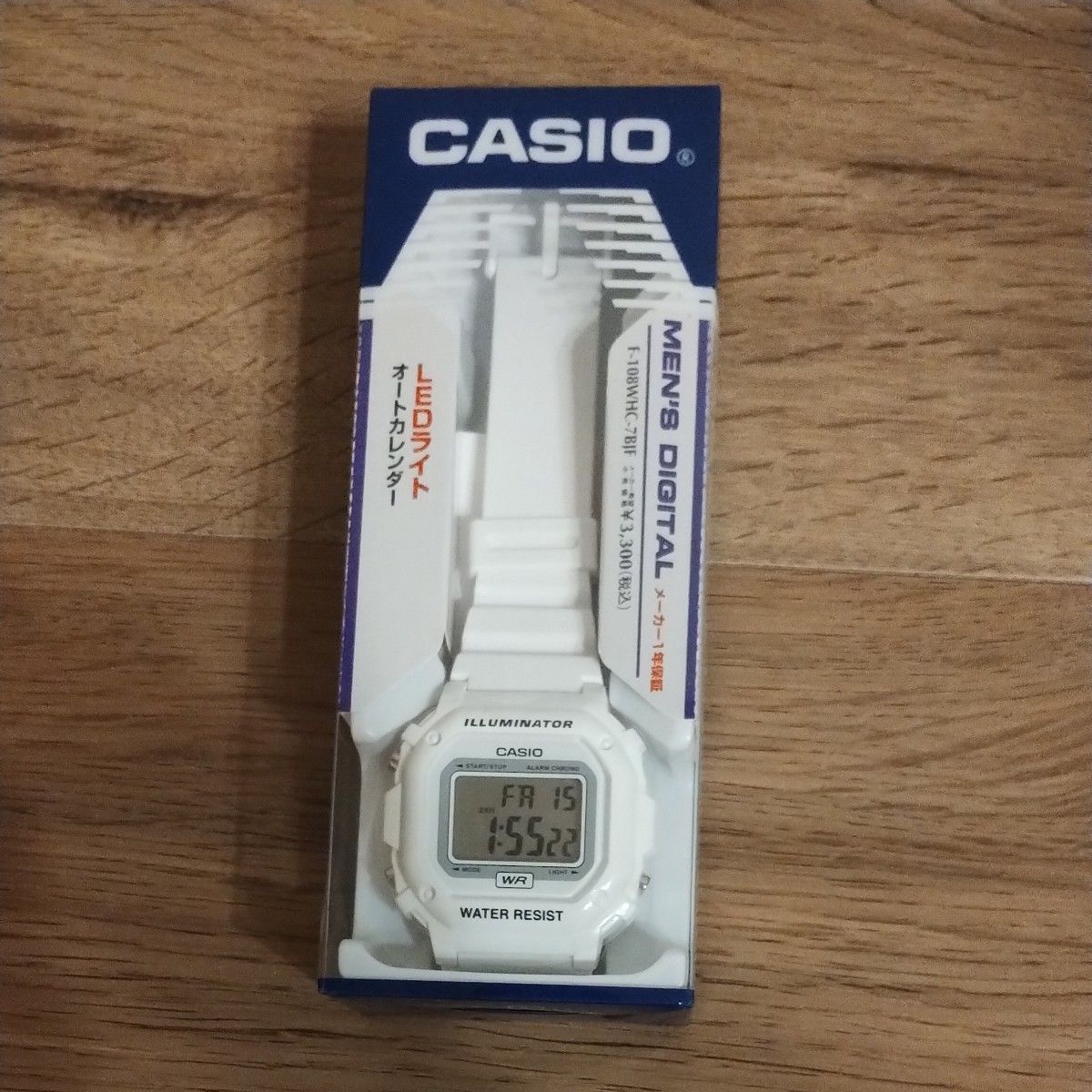 国内正規品 旧モデル F-108WHC-7BJF  ホワイト CASIO