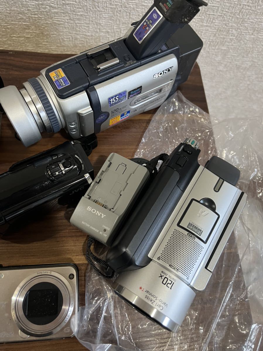 1円~デジタル.ビデオカメラまとめ SONY/FUJIFILM/Canon/EXILIM/JVC/Nikon PC1474/EX-N10/EX-ZR10/ DSC-W810/DSC-HX7V/A500/GZ-E241/他 13点_画像4