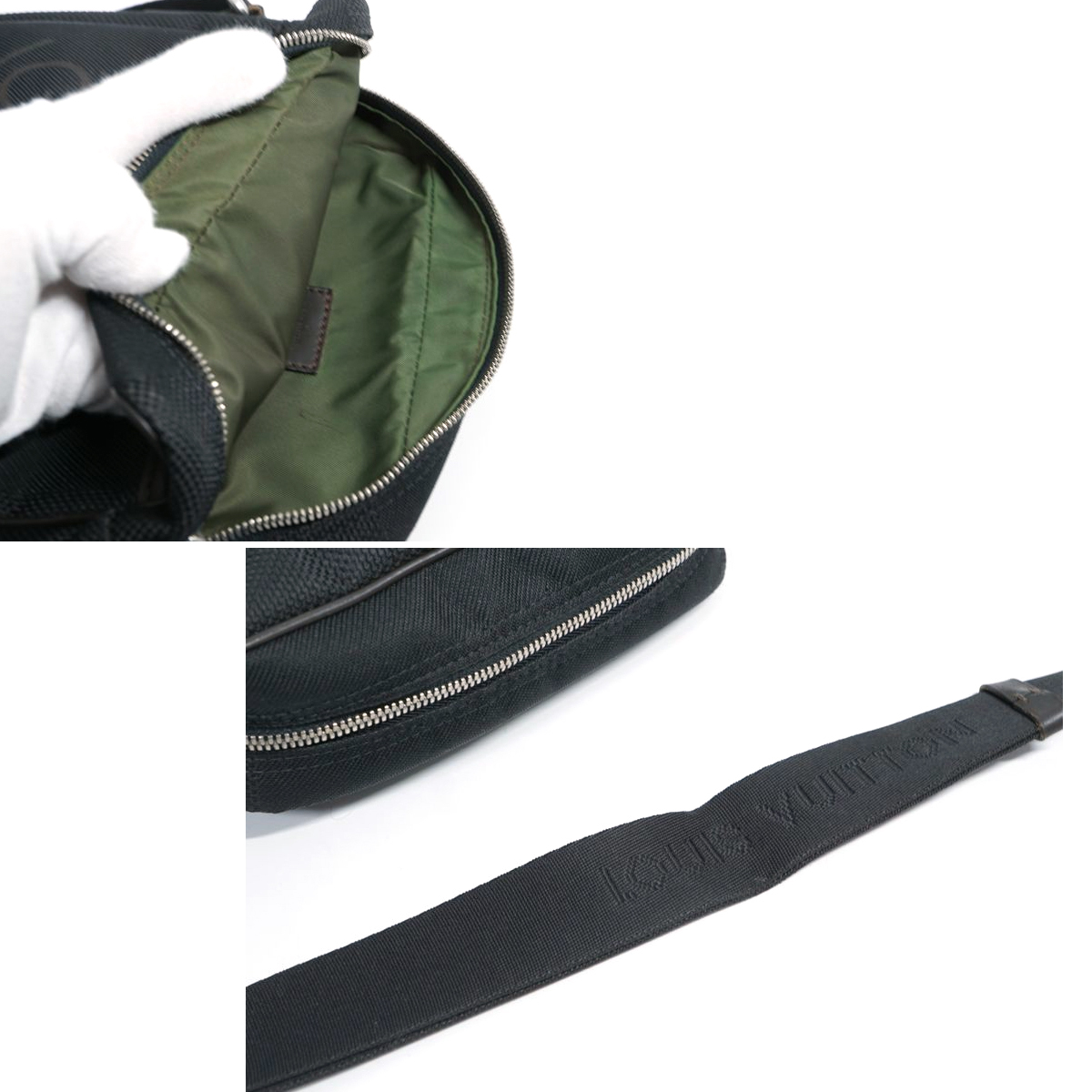 【美品】Louis Vuitton ダミエジェアン シタダンNM ショルダーバッグ 鞄 ノワール 黒 ブラック DAMIERGEANT メンズ レディース M93223_画像6