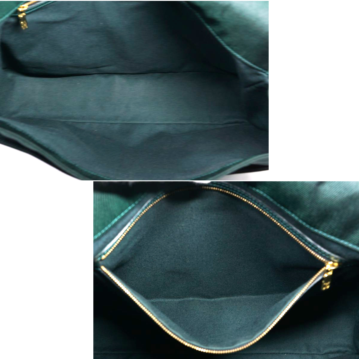 【美品】Louis Vuitton タイガ デルスー ショルダーバッグ エピセア 深緑 鞄 メッセンジャー TAIGA BAG メンズ レディース M30164_画像7