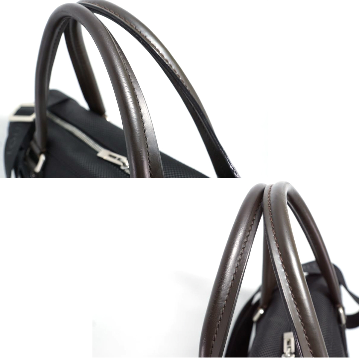 【新品同様】Louis Vuitton ダミエジェアン ヤック ショルダーバッグ 鞄 ノワール 黒 DAMIERGEANT メンズレディース ジュアン 廃盤 M93082_画像9